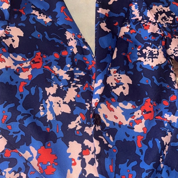 Women Floral Two Piece Blazer Set - Picture 7 of 8